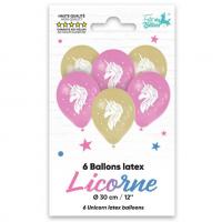 001bal decoration ballon latex fete anniversaire enfant licorne