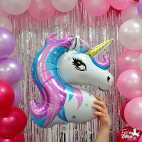 001balm ballon aluminium fete anniversaire enfant licorne