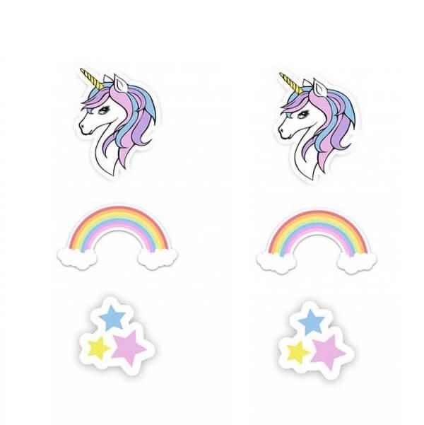 001ca decoration de table a parsemer confettis licorne
