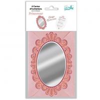 002cinv carte d invitation anniversaire miroir princesse blanc rose gold
