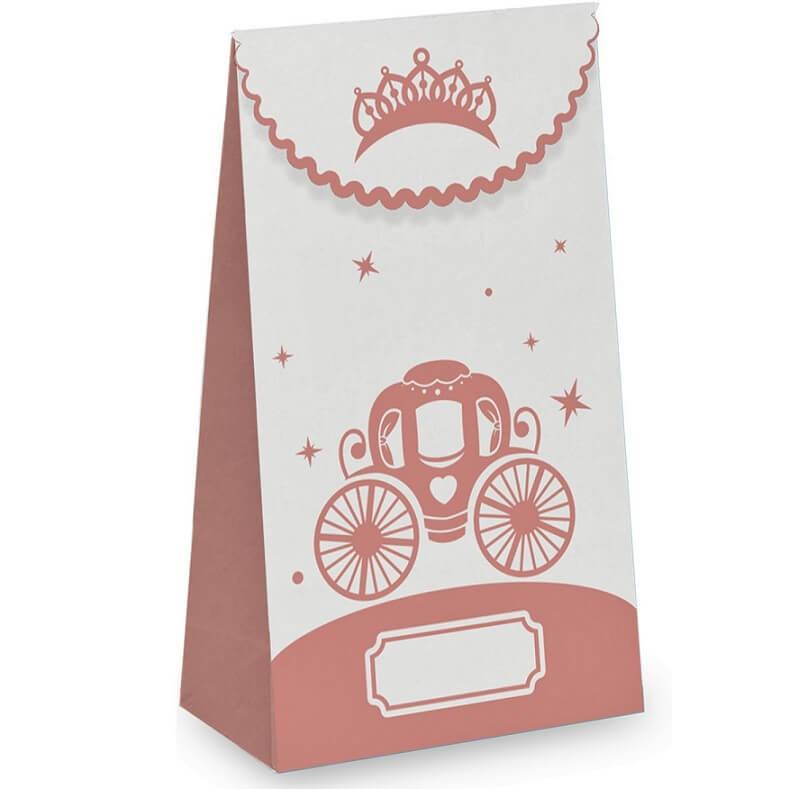 Sachet anniversaire château de princesse pour bonbons REF/002SAP