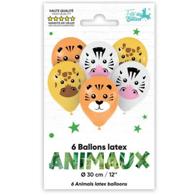 004bal decoration ballon animaux en latex de 30cm