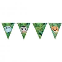 004gf guirlande fanion anniversaire jungle animaux