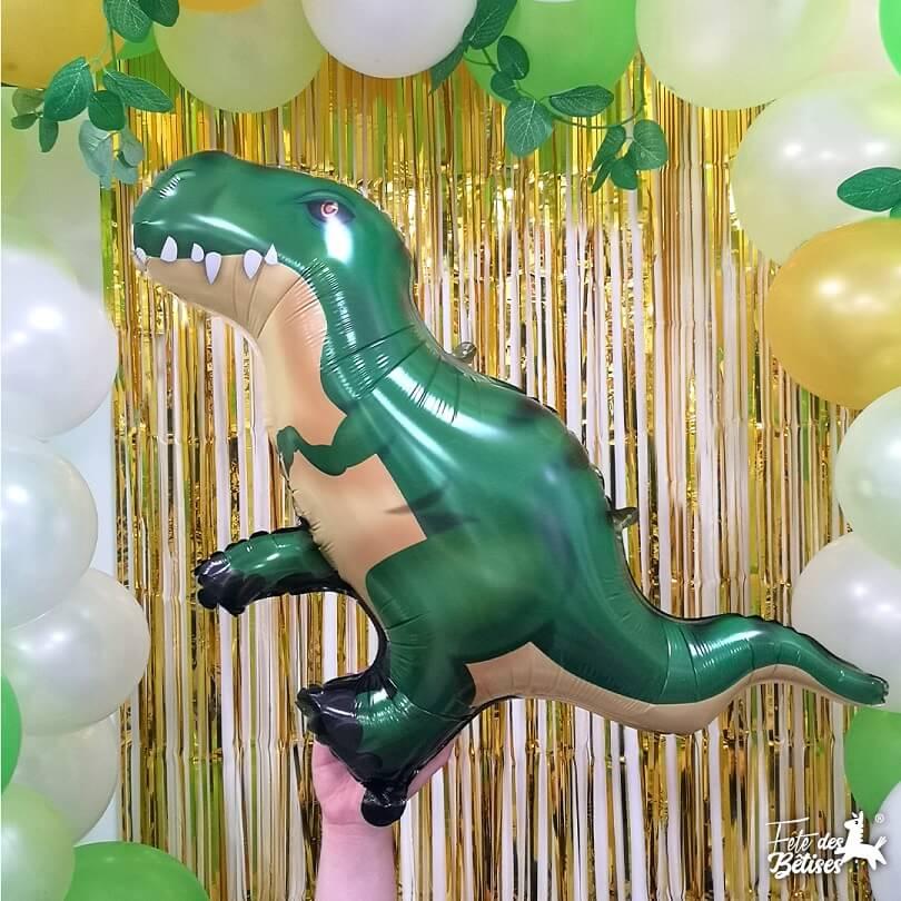Ballon aluminium anniversaire Dinosaure T-Rex REF/005BALM