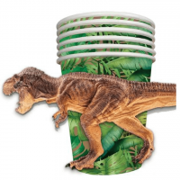 005gb25 gobelet carton dinosaure anniversaire enfant