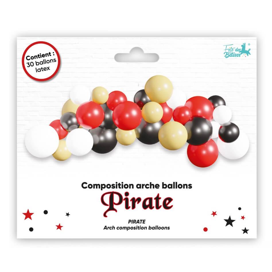 Ballon latex pour faire une arche REF/007BALK Thème pirate