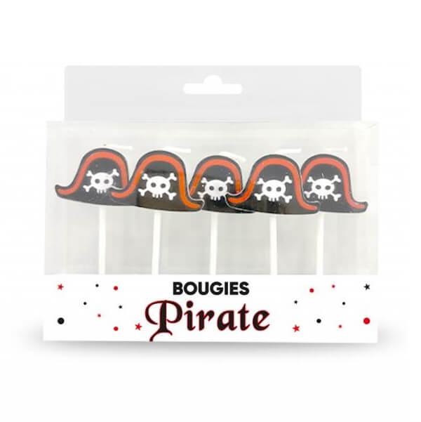 007bp bougie sur pique gateaux fete anniversaire enfant pirate