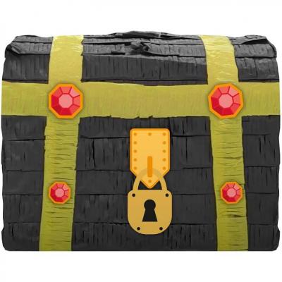 007pin pinata fete anniversaire enfant coffre de pirate