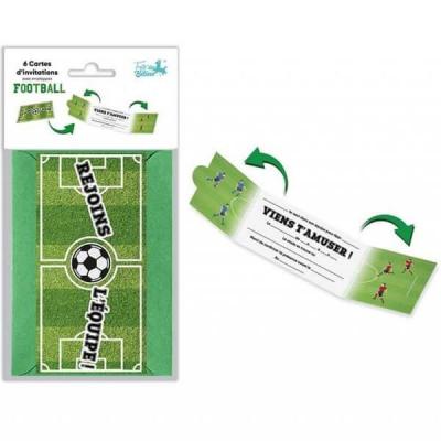 008cinv carte invitation anniversaire enfant football