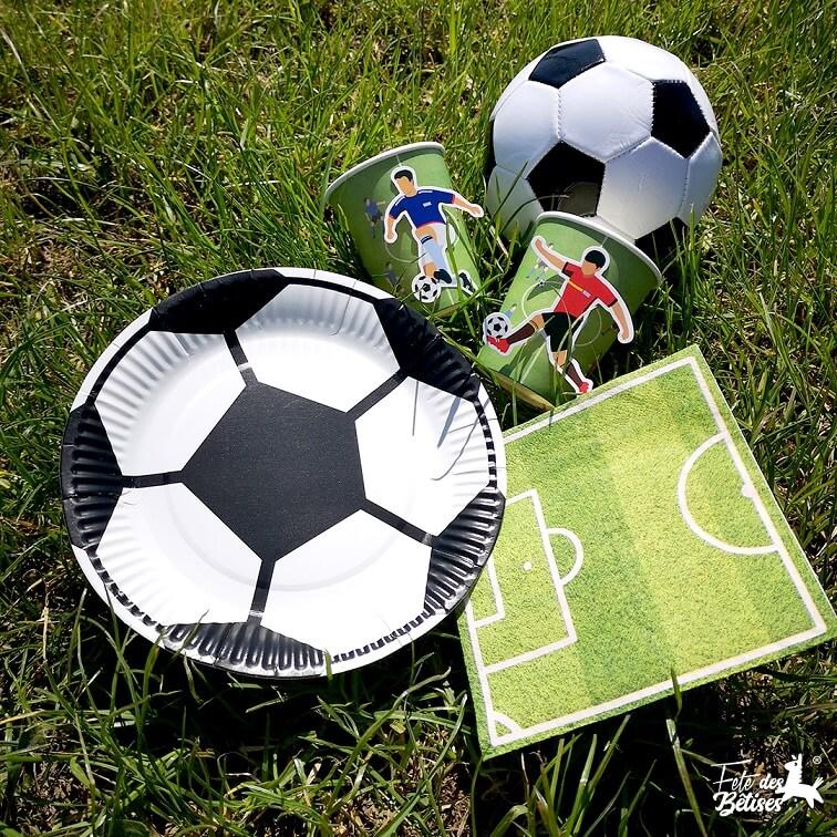 Superbe Porte-bougies Football pour l'anniversaire du ballon rond