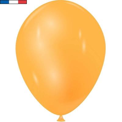 100 ballon orange mandarine metallique en latex biodegradable 30cm