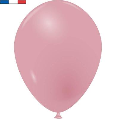 Ballon français en latex opaque 25cm rose Blush (x100) REF/52909