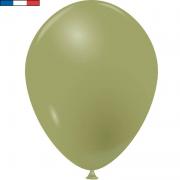 Ballon français en latex opaque 25cm vert Olive (x100) REF/52954