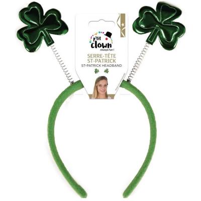 10123 accessoire deguisement st patrick serre tete trefles
