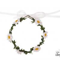 10132 accessoire de deguisement collier de fleurs banc