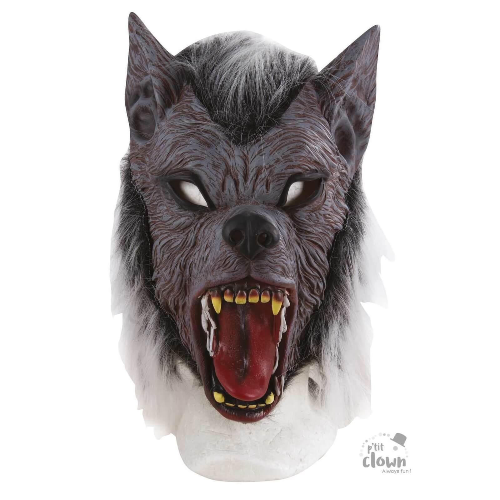 10178 masque integral loup garou adulte latex