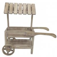 10199 chariot de table pour presentation candy bar en bois
