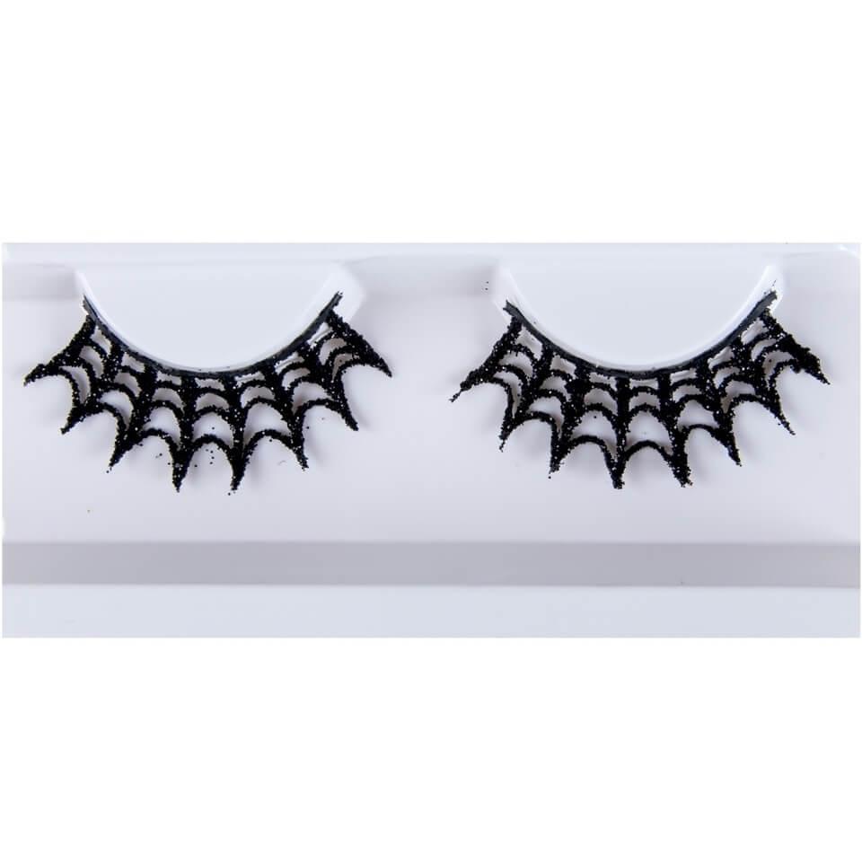 10351 accessoire de deguisement faux cils halloween toile araignee