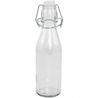1 Bouteille de limonade transparente en verre 20 cm (250ml) REF/10360