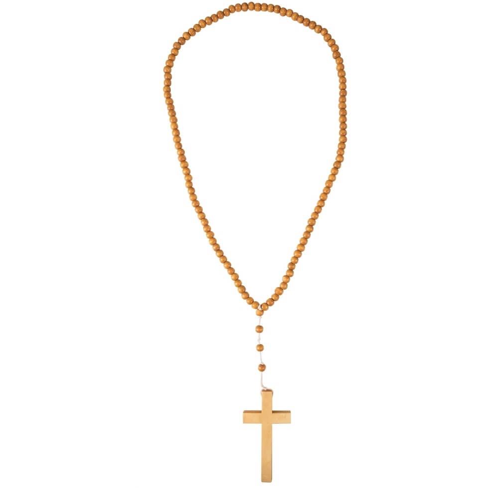 10425 croix de moine en bois