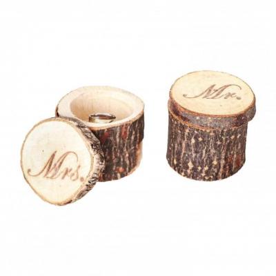 10921 decoration porte alliances mariage boite bois mr et mrs