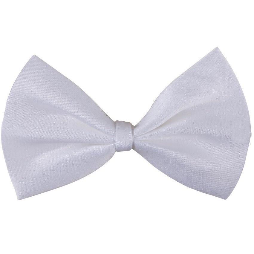 11890 accessoire deguisement adulte noeud papillon blanc