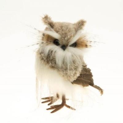 12383 decoration noel hibou des neiges