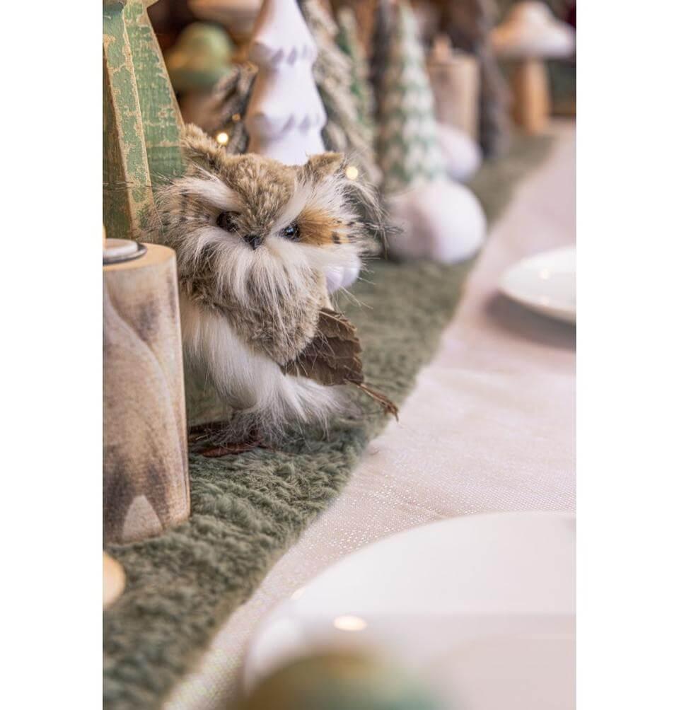 12383 noel hibou des neiges