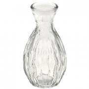 1 Mini vase transparent en verre JOY 6 x 11.5 cm REF/12427