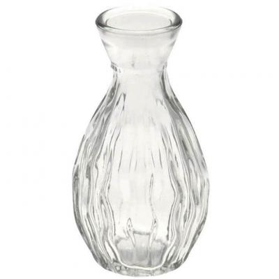 1 Mini vase transparent en verre JOY 6 x 11.5 cm REF/12427
