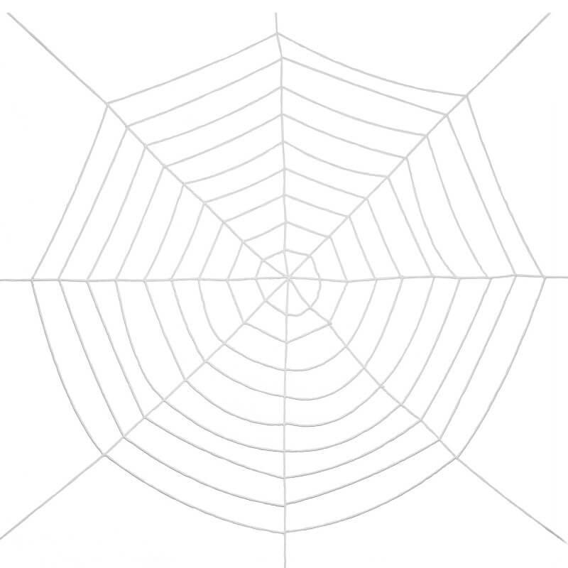 12540 grande toile d araignee corde blanche 3m