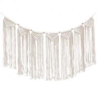 12648 guirlande a franges en macrame perles decoration boheme