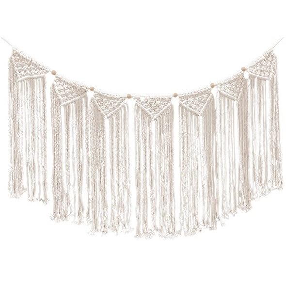 12648 guirlande a franges en macrame perles decoration boheme