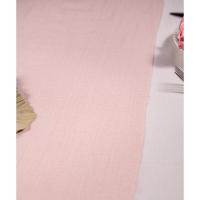 12686 chemin de table coton lave rose pastel