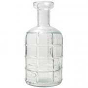 1 Vase transparent en verre NOVA 9 x 19 cm REF/12733