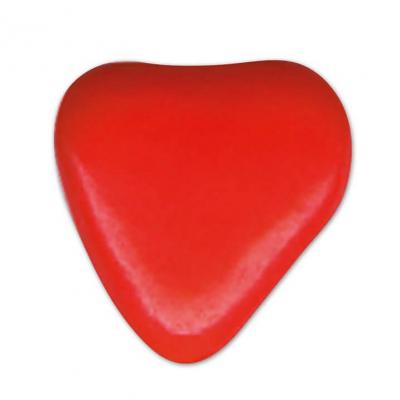 128001 dragee coeur rouge au chocolat noir 250grs confiserie adam