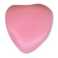 128002 dragee coeur rose nacre au chocolat noir 250 grs confiserie adam