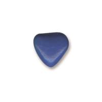 128008 dragee coeur bleu ocean au chocolat noir 250 grs confiserie adam