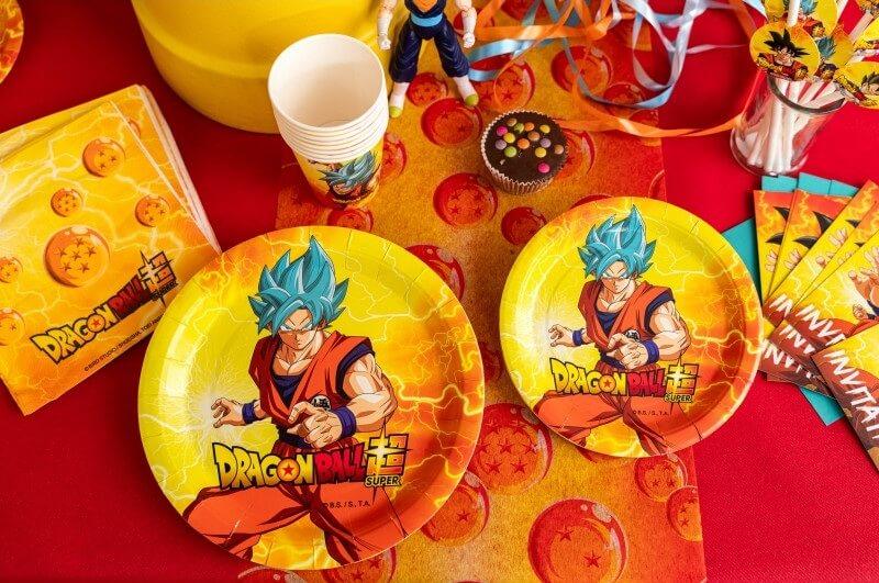 12802 decoration assiette carton manga dragon ball
