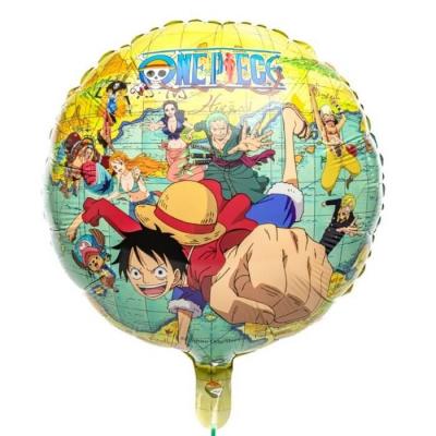 1 Ballon aluminium Manga Anniversaire One Piece 43 cm REF/12821-ON