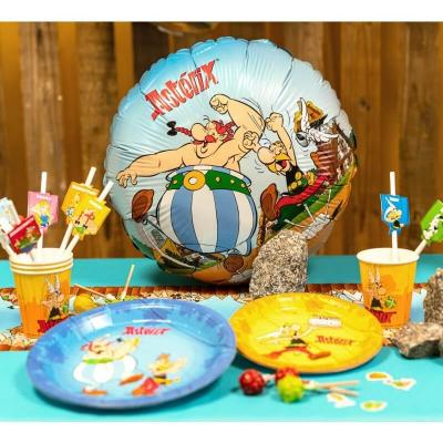 12821 ballon aluminium mylar rond asterix et obelix