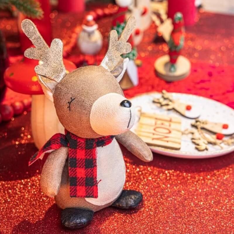 Décoration à poser Noël - Père Noël dans sa voiture - Jour de Fête -  Traditionnel - Thèmes de Noël