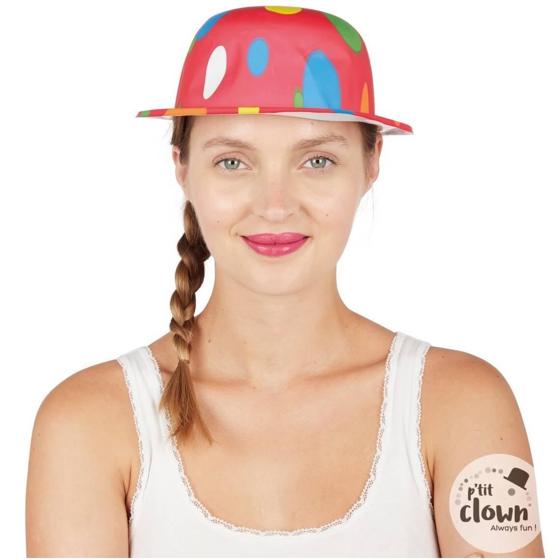 13003 accessoire deguisement chapeau adulte clown cirque