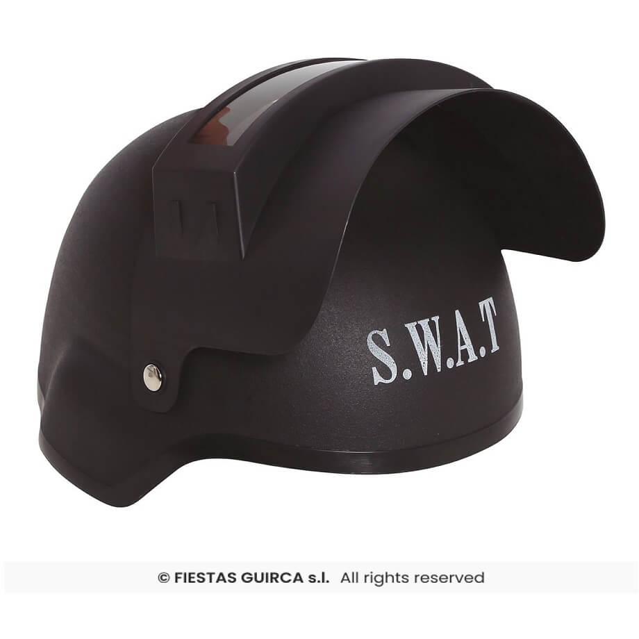 13017 accessoire deguisement casque enfant police agent du swat
