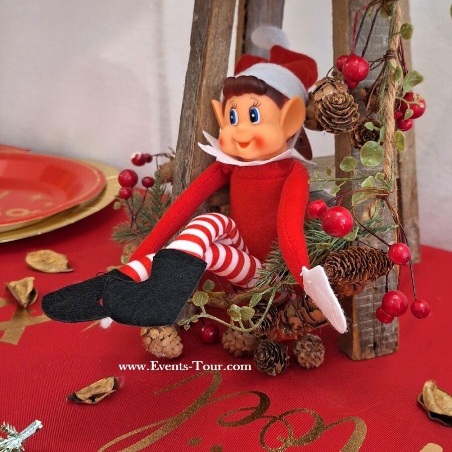 Lutin farceur garçon Elfie REF/13211 (Décoration d'intérieur de Noël)