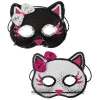 13214 accessoire de deguisement adulte loup chaton sequins