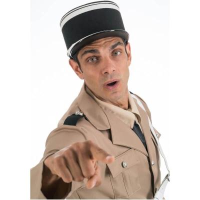 13492 accessoire deguisement kepi gendarme de saint tropez