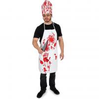 13521 costume adulte cuisinier sanglant fete halloween