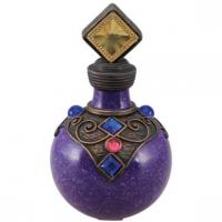 13661 decoration halloween flacon polyresine potion violet sorcier