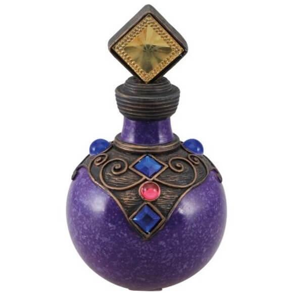 13661 decoration halloween flacon polyresine potion violet sorcier